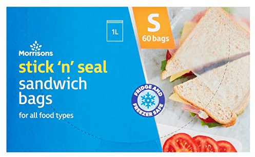 Morrisons Sandwich Bags Easy Seal 60 pack
