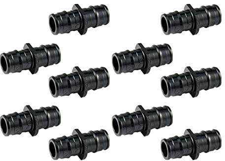 (Pack of 10) EFIELD Poly PPSU Pex-A Expansion Fittings 3/4 Inch X 3/4 Inch Straight Coupling For Pex A Tubing/Pipe Only, ASTM 1960,(PPSU1960003)