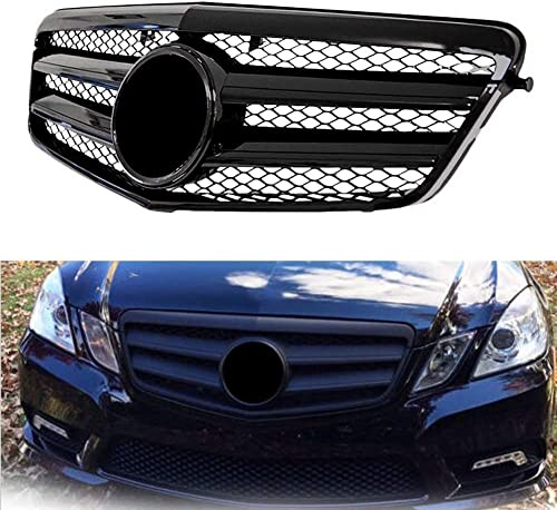 KJGE Auto Front Kühlergrille Frontstoßstange für Mercedes Benz E-Klasse W212 E250 E300 E350 E500 E550 E63 Amg 2010 2011 2012 2013 | Motorhaube Ersatz Kühler Modified Grill Zubehör
