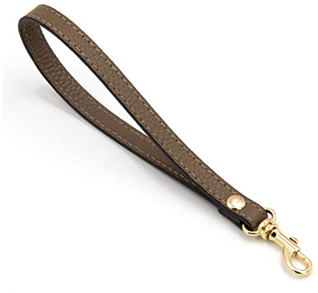 SHTGOI Cinturino in PU Pelle da Polso Portachiavi Sostituto Bracciale Corto Maniglie per Borse Cinturino in Pelle con Moschettone Cinturino per Borse a Mano Portafoglio Clutch Portamonete Portachiavi
