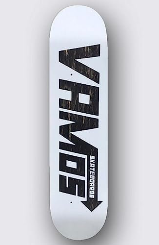 Vamos Skateboards - Speed Black Stained VM1 Skateboard Deck (versch. Breiten) Inklusive Griptape & Sticker / 8.00 oder 8.25 (8.25)
