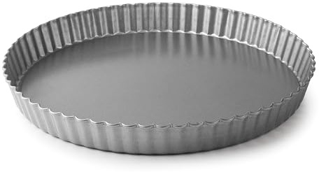 LACOR - 68792 - Tortiera Crostata, Stampo Crostata, Stampo Riccio, Acciaio al Carbonio, Senza PFOA, Antiaderente, Adatto al Forno, Adatto al Congelatore, 24 cm