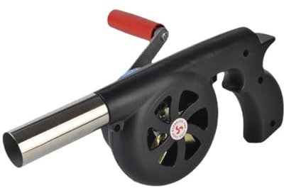 Sarini Ventilatore per BBQ, Avviatore Manuale per Fuoco, Cottura all'aperto Ventilatore per BBQ, Ventilatore per Griglia Portatile, Avviatore di Fuoco Rapido, Soffietto
