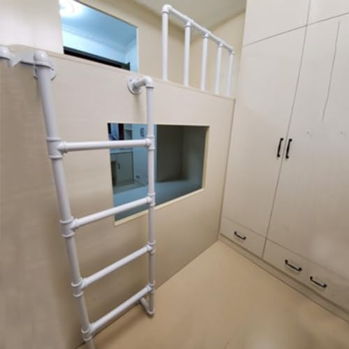 KAZUP Escalera para literas Interiores/Escalera Tipo Loft para vehículos recreativos, Escalera para Colgar en la Pared, Escalera de Escape para Ventanas, Escalera para literas Interiores para Obra