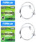 PRO FILSTAR Wolfram Vorfach Hecht Set 2 x 2 Stück - Angeln Vorfächer mit Wirbel - Spinnfischen - Fishing Leaders Sport Set - Angelset - Angelzubehör – Spinnangeln (15cm/5kg/0.15mm)