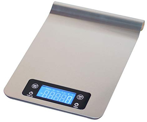 GUHPZA Bilancia da Cucina Digitale, Bilancia da Cucina Elettronica dal Design Ultrasottile Ed Elegante da 5000 G, Bilancia Digitale Ad Alta Precisione Elettronica