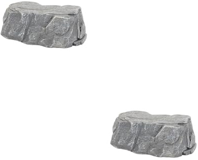 Soporte de piedra con compartimento oculto para almacenamiento al aire libre, forma de tocón de árbol, compartimento secreto, considera que se puede ocultar al aire libre