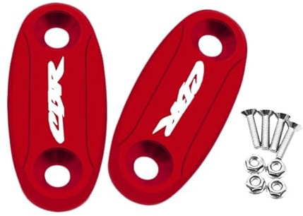ZZEVLQTQP Cache-rétroviseur Compatible avec CBR600RR 04-16 CBR1000RR 04-07 CBR 600RR 1000RR, Capuchon de rétroviseur de Pare-Brise CNC for Moto CBR600RR