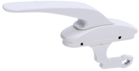 SOESFOUFU Casement Window Handle Lockable White Latch Heavy Duty Replacement Window Hardware Handle for Sliding and Secure Crank Lock