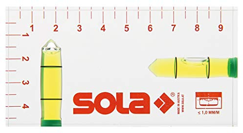 SOLA Klein-Wasserwaage R 102 Kleinwasserwaage Wasserwaage 9,5 cm (95 mm)