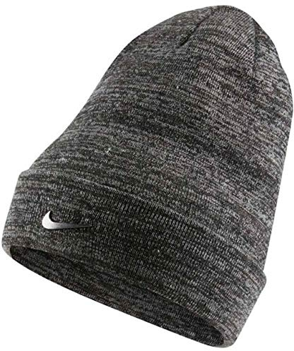 Nike Swoosh Cuffed Beanie Wintermütze (one Size, Charcoal)