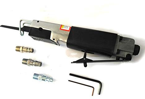 FAST WORLD SHOPPING ® Sega Alternativa Seghetto Pneumatico Segaccio A Gattuccio Aria Compressa Per Compressore Con Innesti Rapidi Lama Taglio