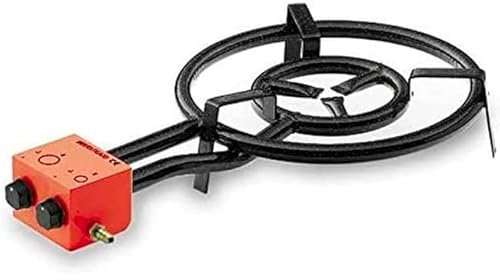 Suinga - Réchaud Poêle Gaz Butane Lacor 20-40 cm, 2 brûleurs pour poêles à paella de 28 à 55 cm
