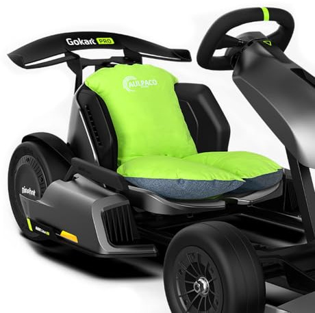 AULPACO Comfortable Backrest Seat Cushion for Segway Ninebot Gokart Karting Accessories（It's just a Cushion, not a go Kart）