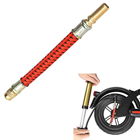 Fututech Erweiterungsventil für Xiaomi M365 Pro Pro2 1S Mi3 Mi4 Aufblasbares Ventil Verlängerungsrohr für Elektroroller Ersatzteile Zubehör Scooter