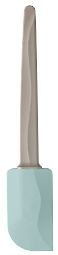 BAKGLAD - Espátula de goma, 26 cm, beige/azul