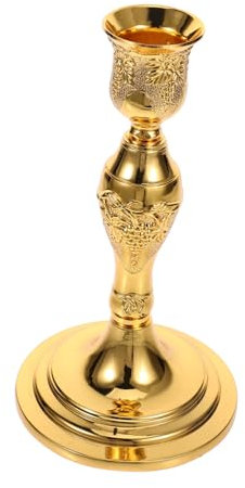 ABOOFAN Eleganter Retro-kerzenständer Shabbat Dekorativer Kerzenständer für Die Inneneinrichtung für Hochzeitsfeiern Im Europäischen Stil