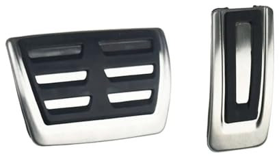 Pedal Pad For VW For Golf 7 For GTi MK7 For Skoda For Octavia A7 Car Styling Fuel Brake Dead Pedal Cover Set Rest Paste Brake Pedal Pad(AT)