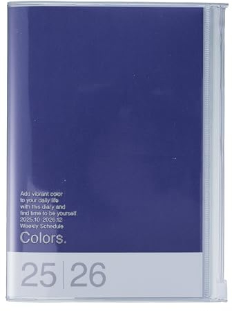 MARK'S 2025/26 Taschenkalender, B6 Colors, Purple: Von Oktober 2025 bis Dezember 2026