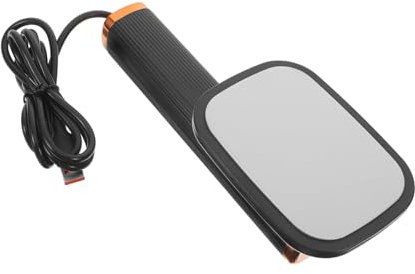 Ferro da Stiro Portatile da Viaggio Mini USB Nero in Lega di Alluminio