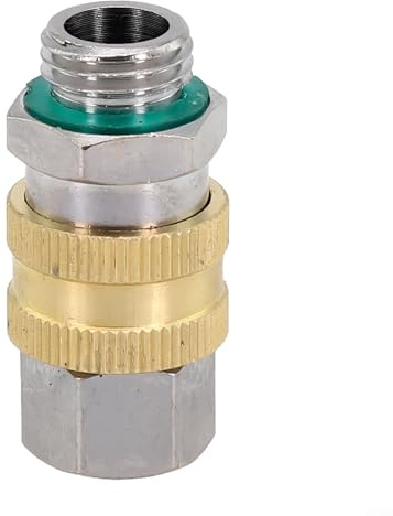 Jotekonoby Raccordo a innesto rapido in rame resistente, connettore per pompa a stantuffo agricolo, raccordo per tubo dell'acqua ad alta pressione, per sistema di spruzzatura (grande presa rapida)
