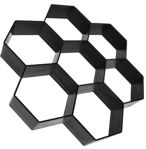 Toyvian Wiederverwendbare Garten Pflasterform Beton Gießform DIY Weg Schalungsform für Zement und Beton Pflastersteine zur Gartengestaltung und Gehwegbebauung