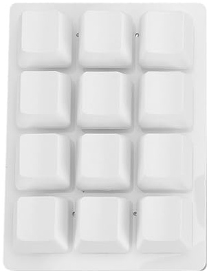 Zerodis Teclado Mecánico Programable que Se Trata de RGB Red Switches para Pruebas de Línea Producción Música para Juegos (WHITE)