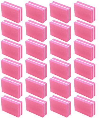 Homoyoyo 50pcs Multi-Side Sponge Nail Files Buffers Simple Nail Shaping File Tool Shine Edges Manicure Pedicure Polishing Tools