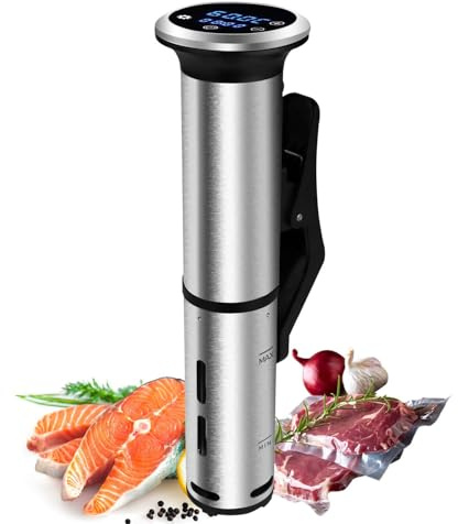 Sous Vide Cooker 1200W - Immersion Circulator with Accurate Temperature Control, IPX7 Waterproof, Ultra-Quiet and Fast Heating for Perfect Cooking Results