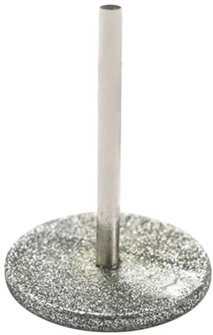 20mm Sanding Disc Stainless Steel Nail Drill Bit for Nail Care | Edge Trimming, Smooth Nail Edges, Efficient Sanding, Versatile Use, Silver Finish, Manicure and Pedicure Tasks