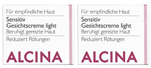 2er S Sensitiv Gesichtscreme Light Pflegende Kosmetik Alcina beruhigt gereitze Haut je 50 ml = 100 ml, Oat