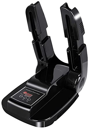 Secador de botas y zapatos, secador de guantes, estante ajustable portátil, temporizador, diseño plegable, secado rápido para zapatos, guantes, sombreros, calcetines Secador de botas y zapatos