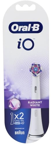 Oral-B iO Ersatzköpfe Radiant White, 2 Stück