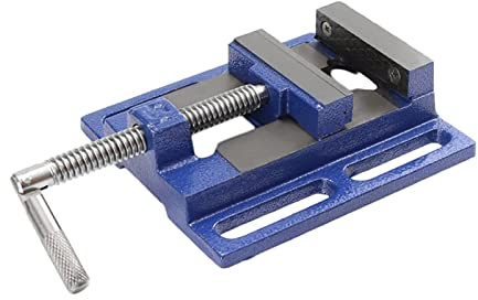 Morsa da banco 60mm Morsa da banco in alluminio Morsetto da tavolo piatto Pinza a morsetto Trapano Pressa Fresatrice Morsetto di serraggio Saldamente Utensile manuale per la lavorazione del legno pe