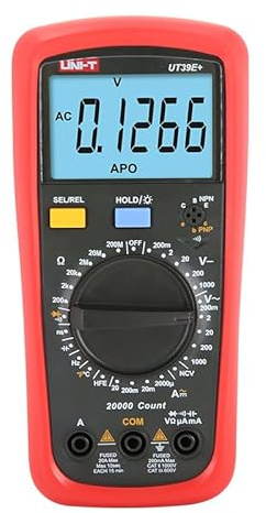 UNI-T UT39A+ UT39C+ UT39E+ UT39C Digital Multimeter Auto Range With LCD Backlight Data Hold Multimetro tester(UT39E+)