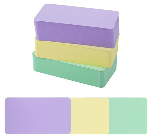 300 Stück Karteikarten 9x5 cm, A7 Spielkarten, Moderationskarten Set für Graffiti DIY Hochzeitseinladungen