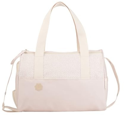 Badabulle Wickeltasche Pocketstyle Creme - Kinderwagentasche inklusive Wickelzubehör