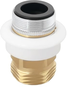 Briny River Wasserhahn-Adapter, Schnappkupplung, Adapter, passend für männlich 15/16-27 oder weiblich 55/64-27 auf 3/4-Zoll-Gartenschlauch, kompatibel mit Haier & Danco Waschmaschinen-Luftbefeuchtern,