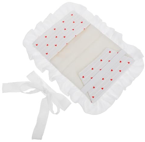 Operitacx Niedlicher Bucheinband Mit Schleife Und Herz Wiederverwendbar Für Damen Weiches Reisebuch