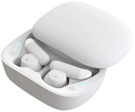 Somnioz Wireless Sleep Earbuds, Somnioz Schlaf Ohrhörer, Schlafkopfhörer, In Ear kopfhörer Bluetooth 5.3 Schlaf kopfhörer Seitenschläfer, Geräuschblockierung Ohrstöpsel für Schlafen Arbeiten (Weiß)