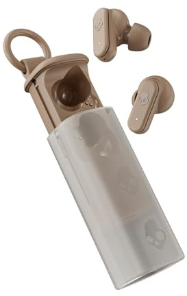 Skullcandy Dime Evo Wireless Earbuds, Bluetooth Headphones, Noise Isolating Fit, Up to 36 Hours Battery, Microphone for iPhone Android, Easy Carry with Clip-Anywhere Case - Primer