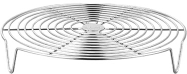 ZYNCUE Dampfeinsatz aus Edelstahl für Töpfe, Woks und Kochgeschirr, multifunktionale Kochplatte für Knödel, Eier, Grillgerichte, spülmaschinenfest, 24 cm