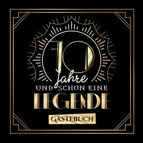 70 Jahre und schon eine Legende: Gästebuch zum 70.Geburtstag für Mann oder Frau - 70 Jahre Geschenk & Deko - Buch zum Eintragen für Wünsche und Fotos der Gäste
