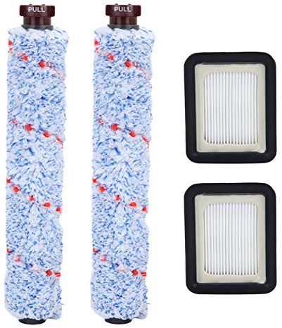 Dammsugartillbehör Rullborste Filter för Crosswave 1785 Serie, 2 HEPA Filter 2 Rullborstar, Tvättbart AntiFilter, 255mm Borstlängd, För Damm och Pollen Allergiker
