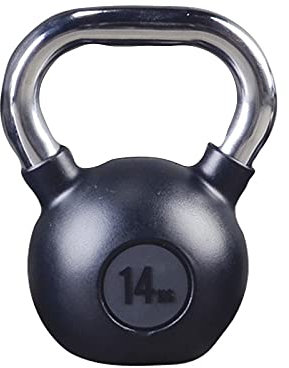 Cfty Kettlebell Home Fitnessgeräte Gewichtheben Stärke Training Gummiübung Dumbbell schwarz (14kg, 18kg, 20kg, 32kg)(20kg)