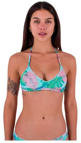 Hurley Kvinnors justerbar Bikini Top - Java Tropical