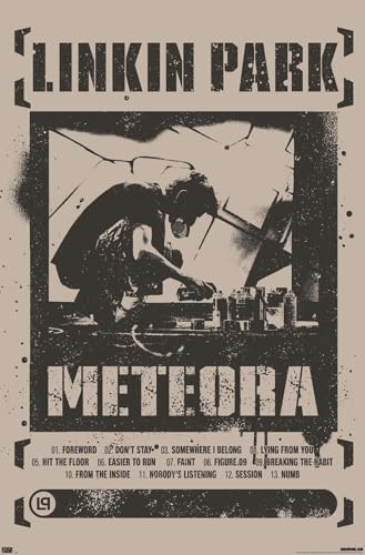 Linkin Park - Meteora Wall Poster, 34L x 22.4W, Unframed Version