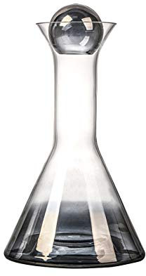YXUANYZNB Jarra de agua moderna de cristal de gran capacidad con cubierta de bola de vidrio utilizada para té de limón, leche, vino, jarra de 1500 ml