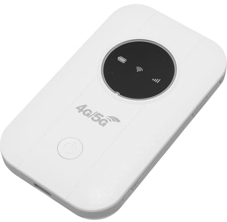 Bewinner 4G 5G Unlocked Tragbarer WiFi -Hotspot, 300 Mbit/S High Speed Mobile Router mit SIM -Kartensteckplatz, 10 -Geräteunterstützung, 3650 -mAh für das Wohnungsland -Camping