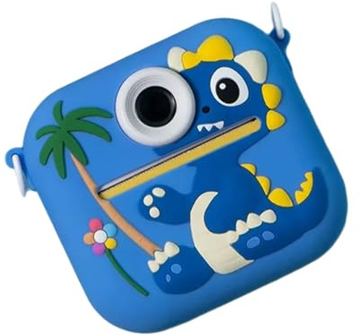 Macchina fotografica dei bambini a forma di dinosauro Stampante fotografica istantanea 1080P Video Recorder 2.4inDisplay 400mAh Batteria Strumento di apprendimento giocoso Bambini Stampa istantanea